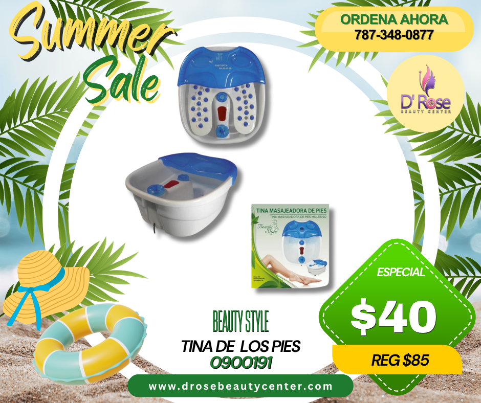 BEAUTY STYLE – TINA MASAJEADORA DE PIES MULTIFUNCIÓN 0900191