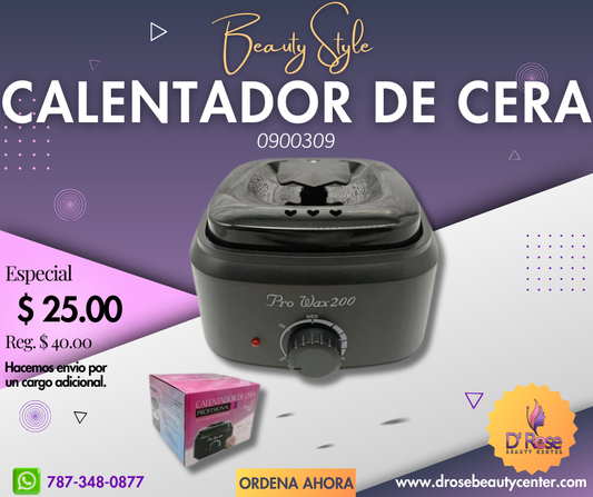 Beauty Style Calentador de Cera con Lata 0900309