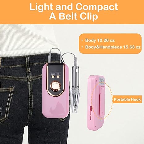 Beauty Style Grinding Machine – Máquina de Uñas Recargable 30,000 RPM (0900468)