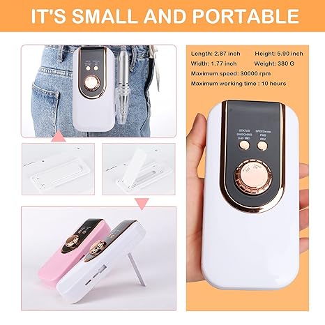 Beauty Style Grinding Machine – Máquina de Uñas Recargable 30,000 RPM (0900468)