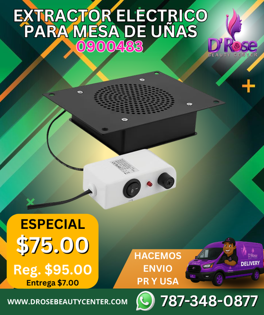 Extractor Eléctrico para Mesa de Uñas – Modelo 0900483