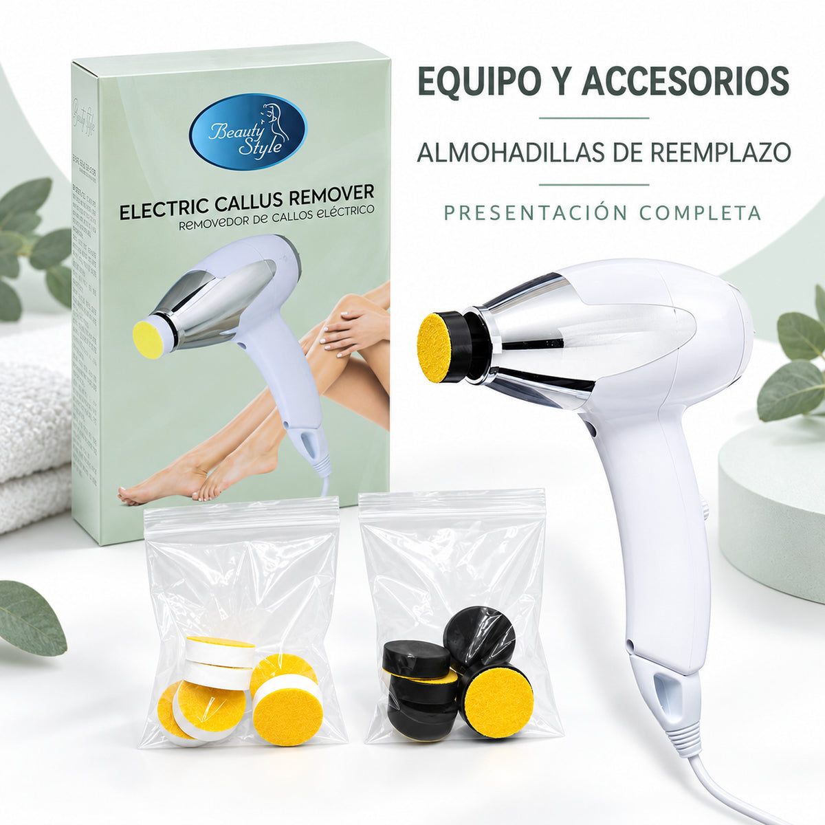 Beauty Style Removedor de Callos Eléctrico 0900488