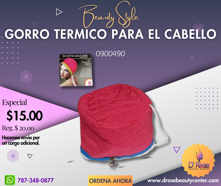 Beauty Style Gorro Térmico Para El Cabello 0900490