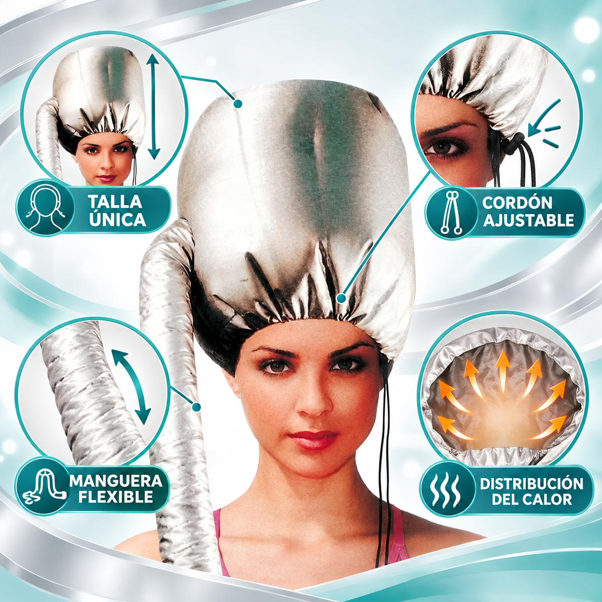 Beauty Style Gorro Térmico para el Cabello 0900495