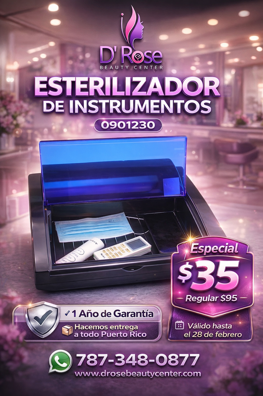 💜✨ Esterilizador UV Beauty Style 0901230 — Higiene Profesional para Herramientas y Accesorios ✨💜