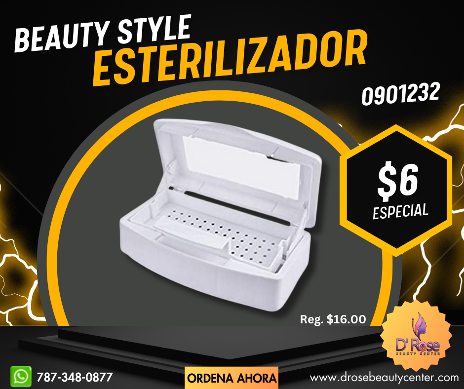 Beauty Style Esterilizador para Instrumentos de Manicura o Uñas 0901232