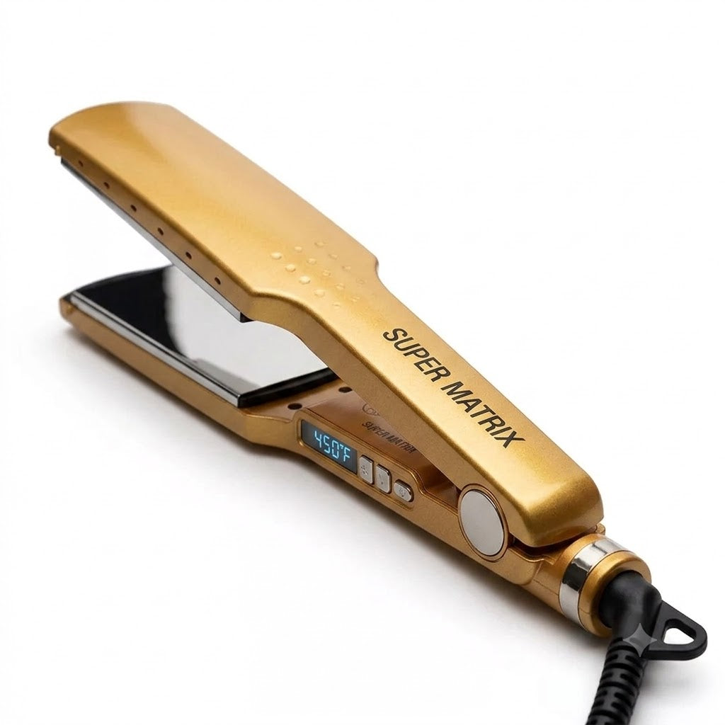 Plancha Profesional Super Matrix Keratina y Argán 1.75" 450 °F – 0904060