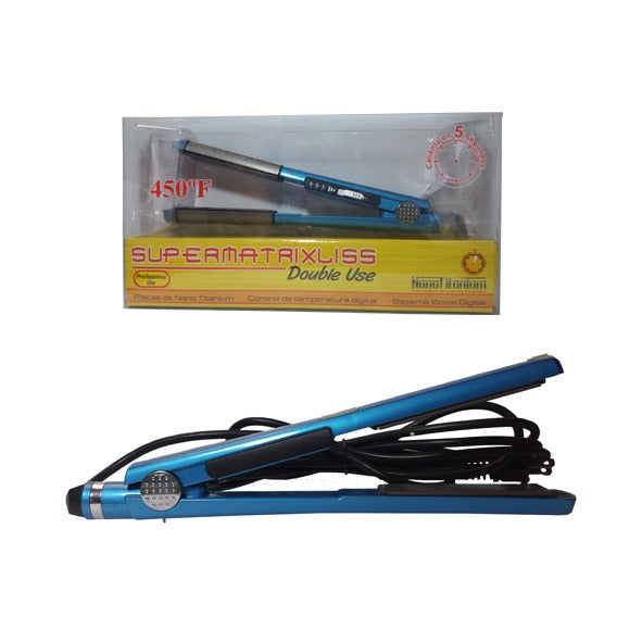 🔥 Beauty Style Plancha Super Matrix Liss Doble Uso 450°F | Nano Titanium – Modelo 0904070
