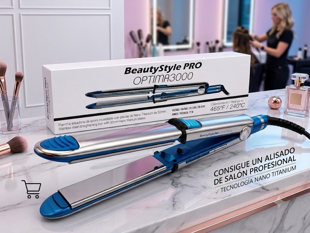 Beauty Style Pro Optima 3000 Plancha Nano Titanium 32 mm 465°F 0904090