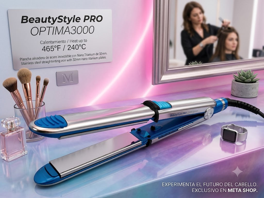 Beauty Style Pro Optima 3000 Plancha Nano Titanium 32 mm 465°F 0904090