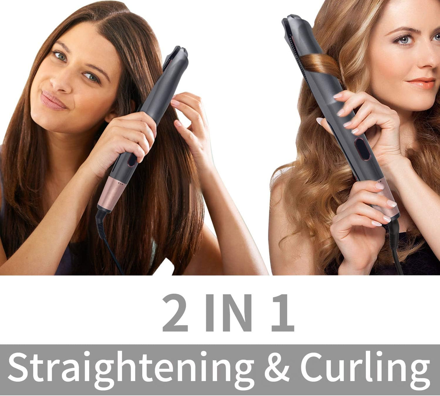 Beauty Style Curl & Straight Plancha 2 en 1 hasta 450 °F 0904100