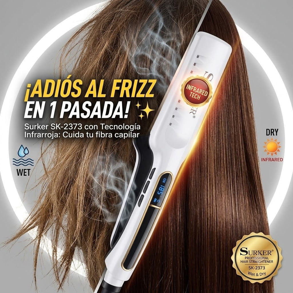 Plancha Profesional Surker SK-2373 de 2" y 450 °F – Código 0904130