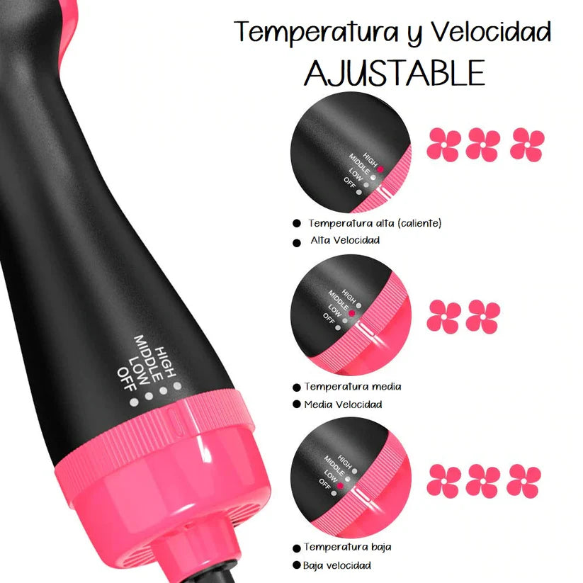 🖤 CEPILLO SECADOR PROFESIONAL BEAUTY STYLE 3 EN 1 – MODELO 0909205 🖤