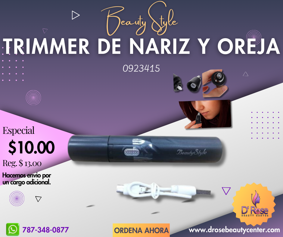 Beauty Style Trimmer Inalámbrico para la Nariz y Oreja 0923415