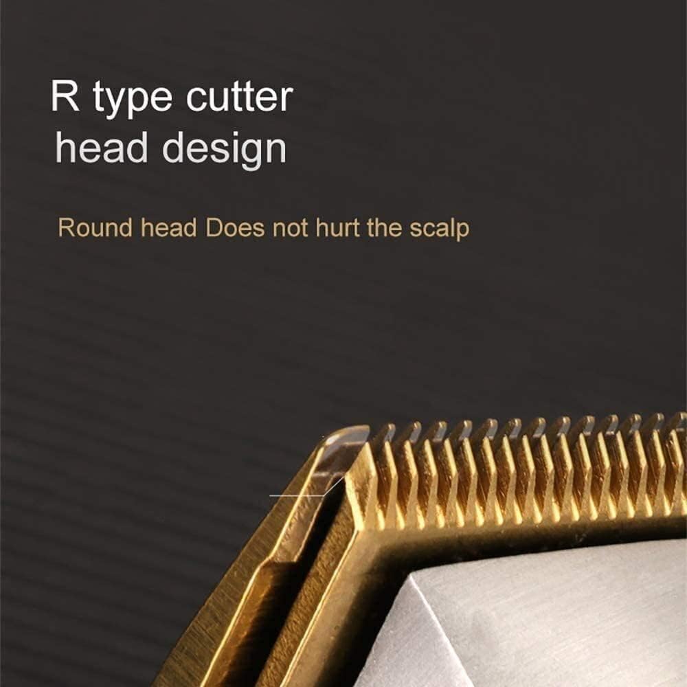 Barber by Beauty Style Super Magic Clip Cordless Clipper Gold 0923422 – Máquina Cortadora Profesional Inalámbrica