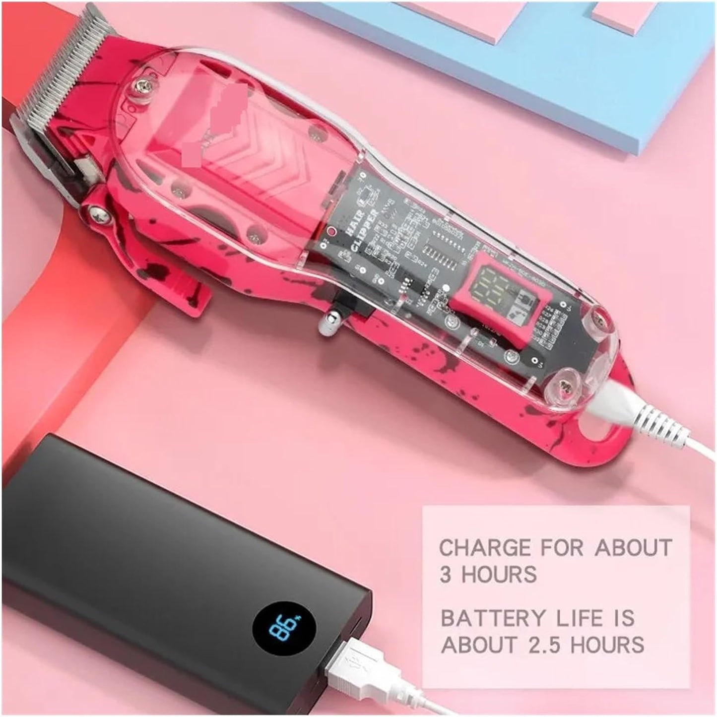 Beauty Style Pro Envy Color Clipper 0923424 – Máquina Cortadora Inalámbrica Profesional