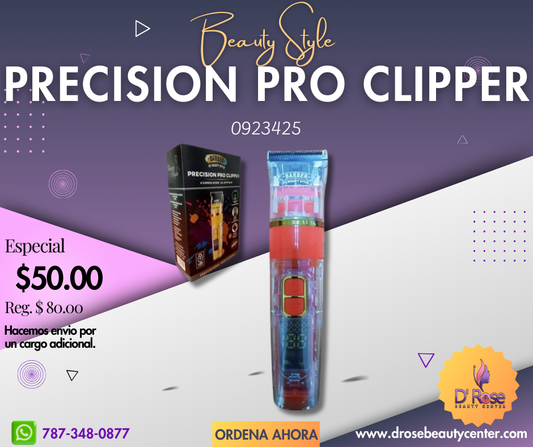 Barber by Beauty Style Precision Pro Cordless Clipper 0923425
