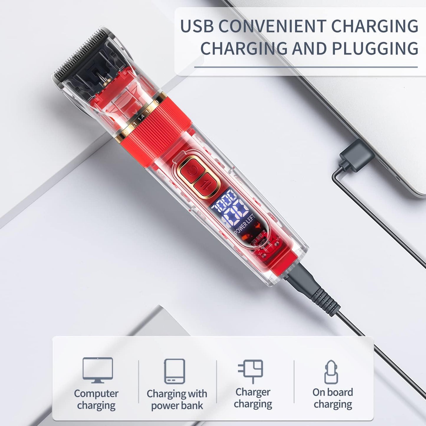 Beauty Style Precision Pro Cordless Clipper 0923425 – Máquina Cortadora Inalámbrica Profesional