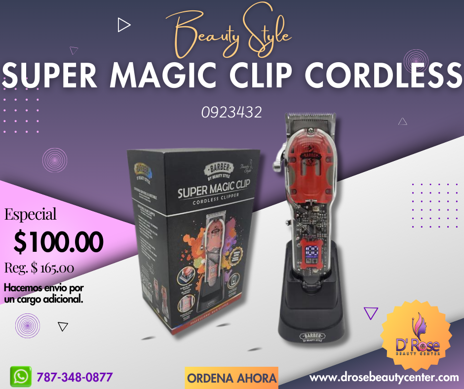 Barber by Beauty Style Super Magic Clip Cordless 0923432