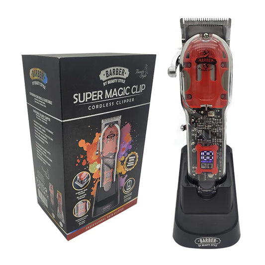 Barber by Beauty Style Super Magic Clip Cordless 0923432 – Máquina Cortadora Inalámbrica Profesional