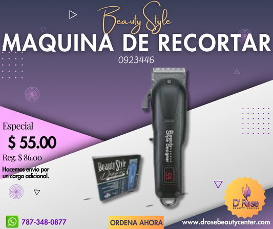 Barber by Beauty Style Designer Cordless Clipper 0923446