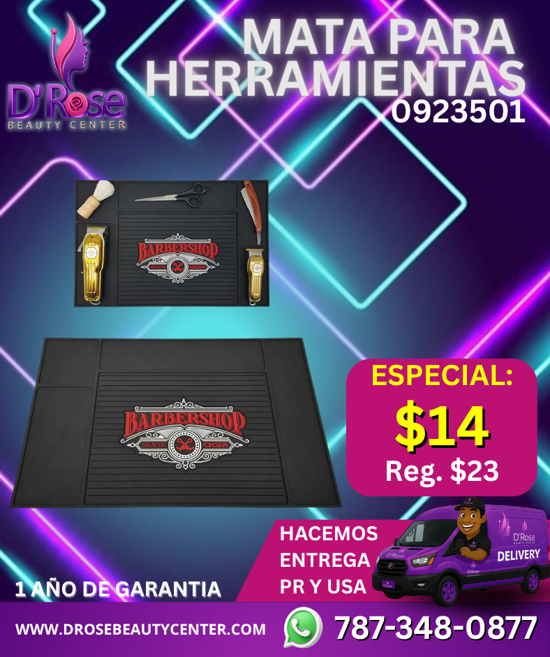 🔧 MAT PARA HERRAMIENTAS DE BARBERO – MODELO 0923501