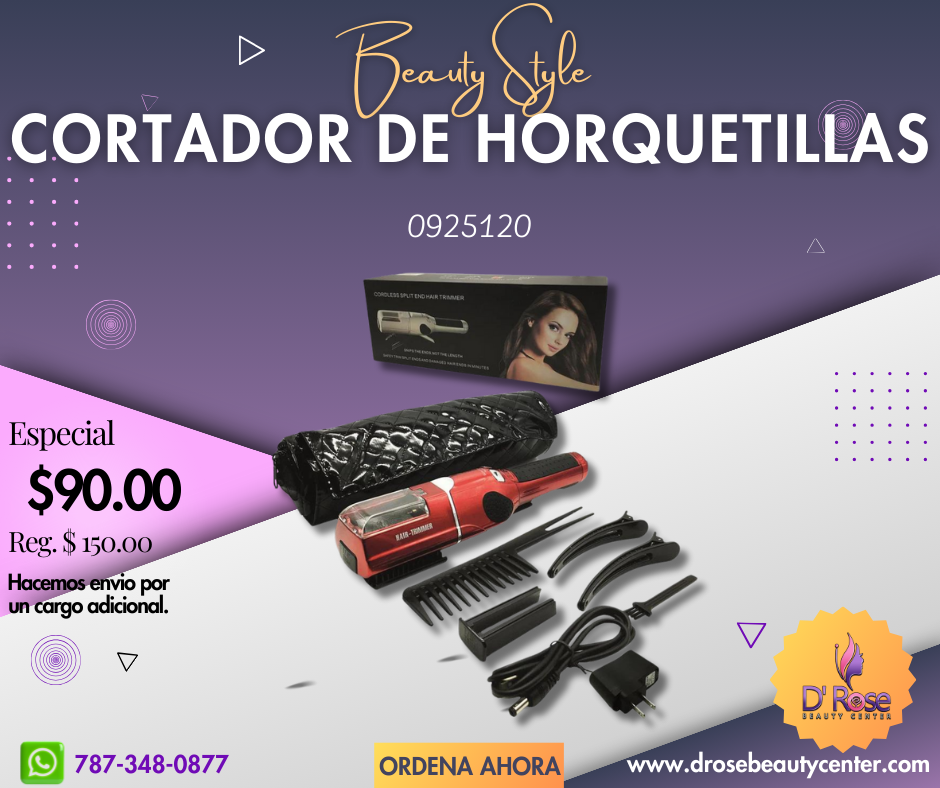 Beauty Style Cortadora de Puntas Inalámbrica o Horquetillas Dañadas 0925120