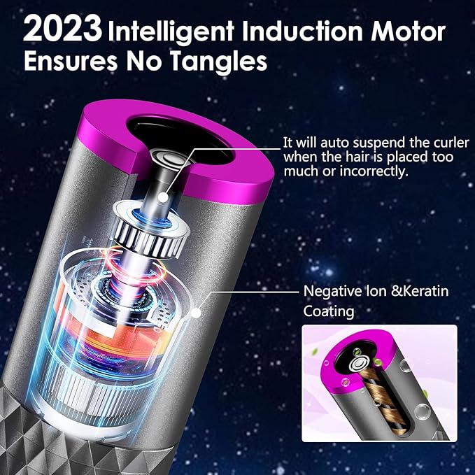🔥✨ BEAUTY STYLE – RIZADOR ELÉCTRICO INALÁMBRICO 0925123 ✨🔥