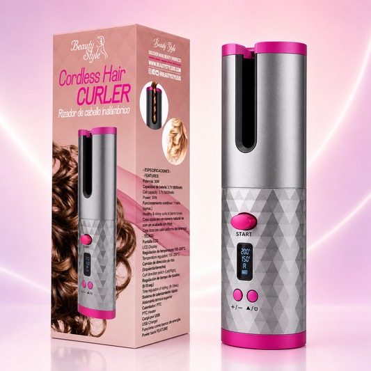 Beauty Style Rizador Automático Inalámbrico Recargable USB 0925123