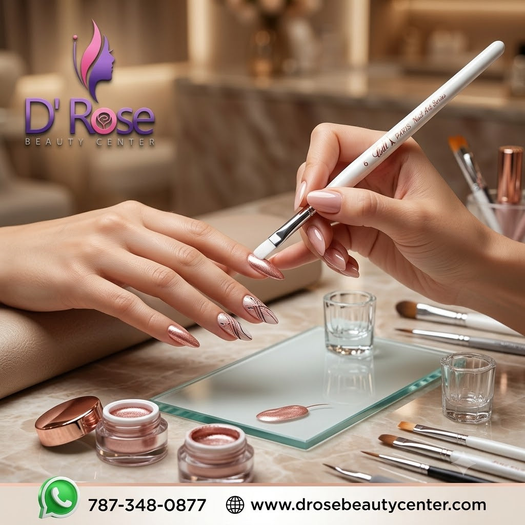 Cité of Paris Pincel Silver White Plano #6 CAP030 para Nail Art