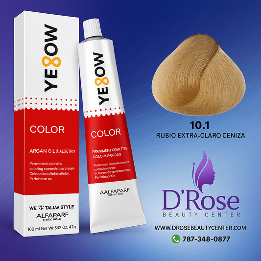 Yellow Tinte 10.1 Rubio Extra-Claro Ceniza 100ml