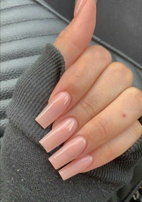 Beauty Style Uñas Square Mid Cover Color Natural x 100 1030032