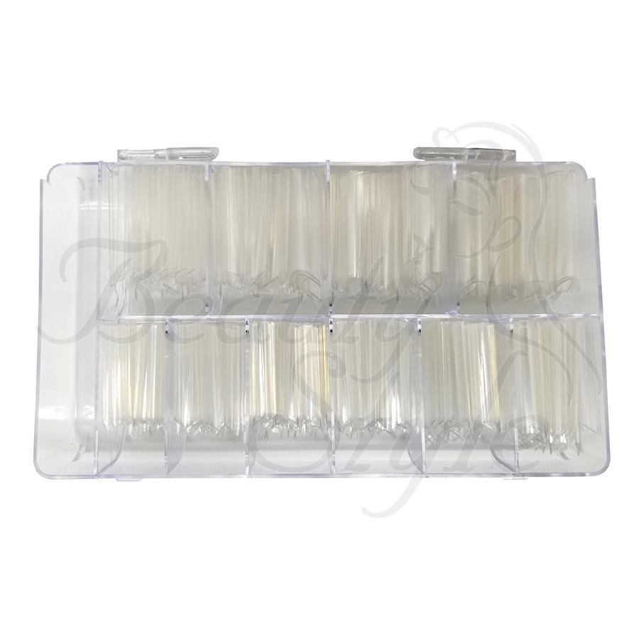 Beauty Style Uñas Curvatura en C Color Transparente de 400pc 1030055