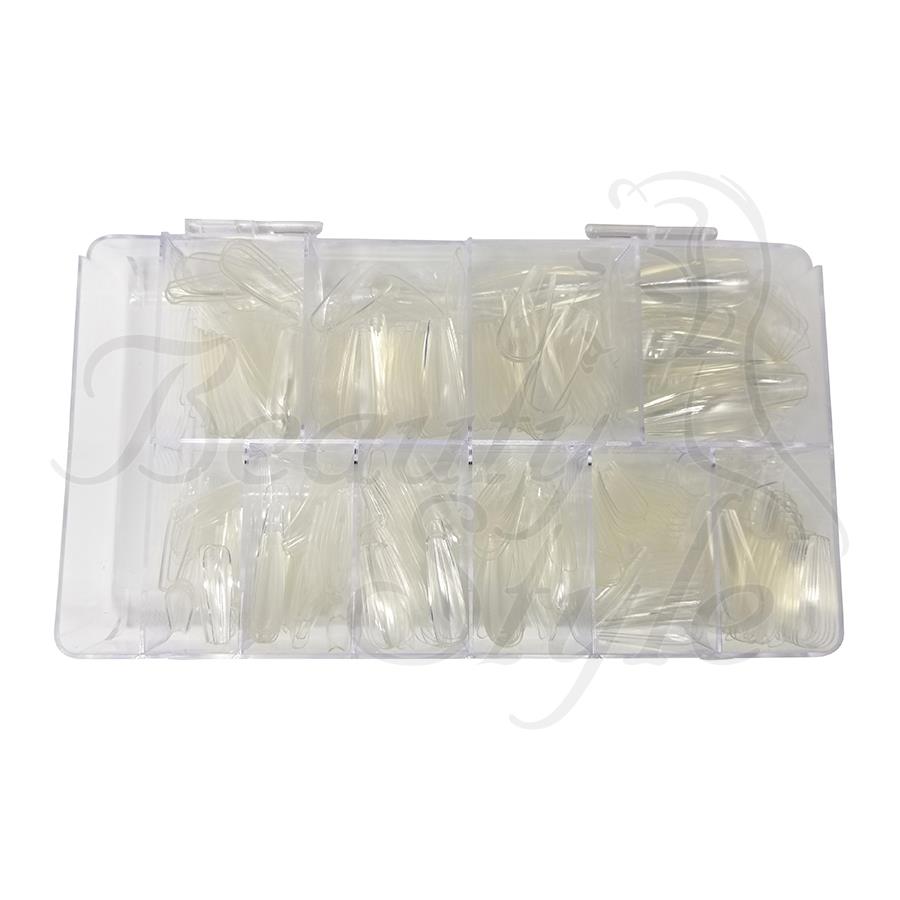 Beauty Style Uñas Ballerina Clear de 500pc 1030059