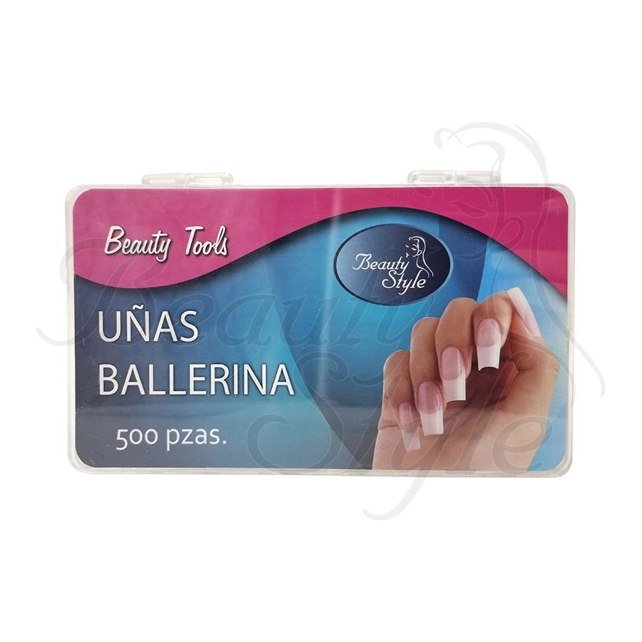 Beauty Style Uñas Ballerina Clear de 500pc 1030059