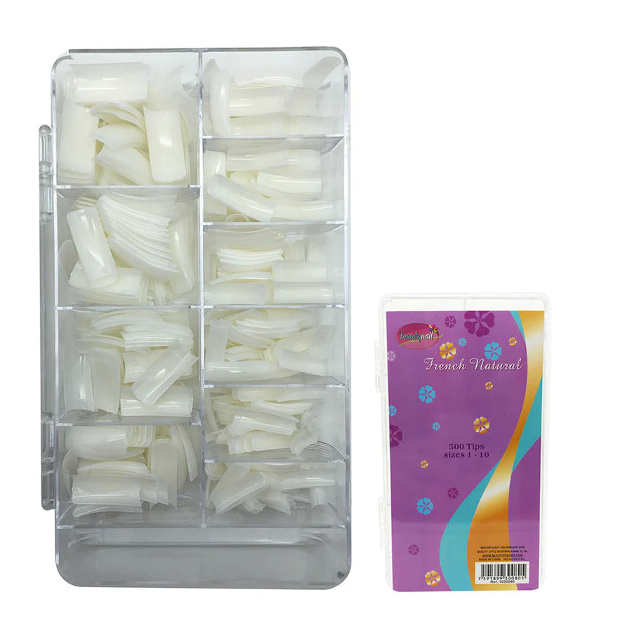 Beauty Style Uñas French Natural x 500 1030080
