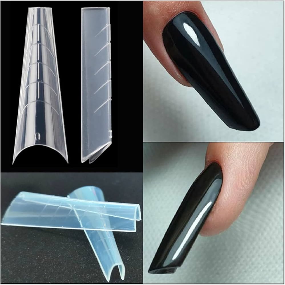 Beauty Style Molde Dual de Uña Almendra Rusa x 120u 1075338