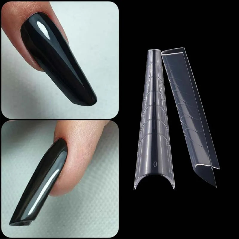 Beauty Style Molde Dual de Uña Almendra Rusa x 120u 1075338