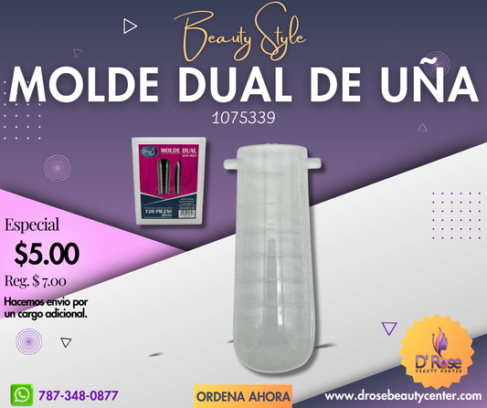 Beauty Style Molde Dual de Uñas 1075339