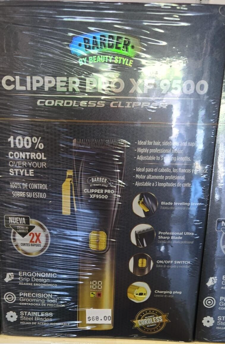 Barber by Beauty Style Clipper Pro XF9500 Cordless Clipper 0923426