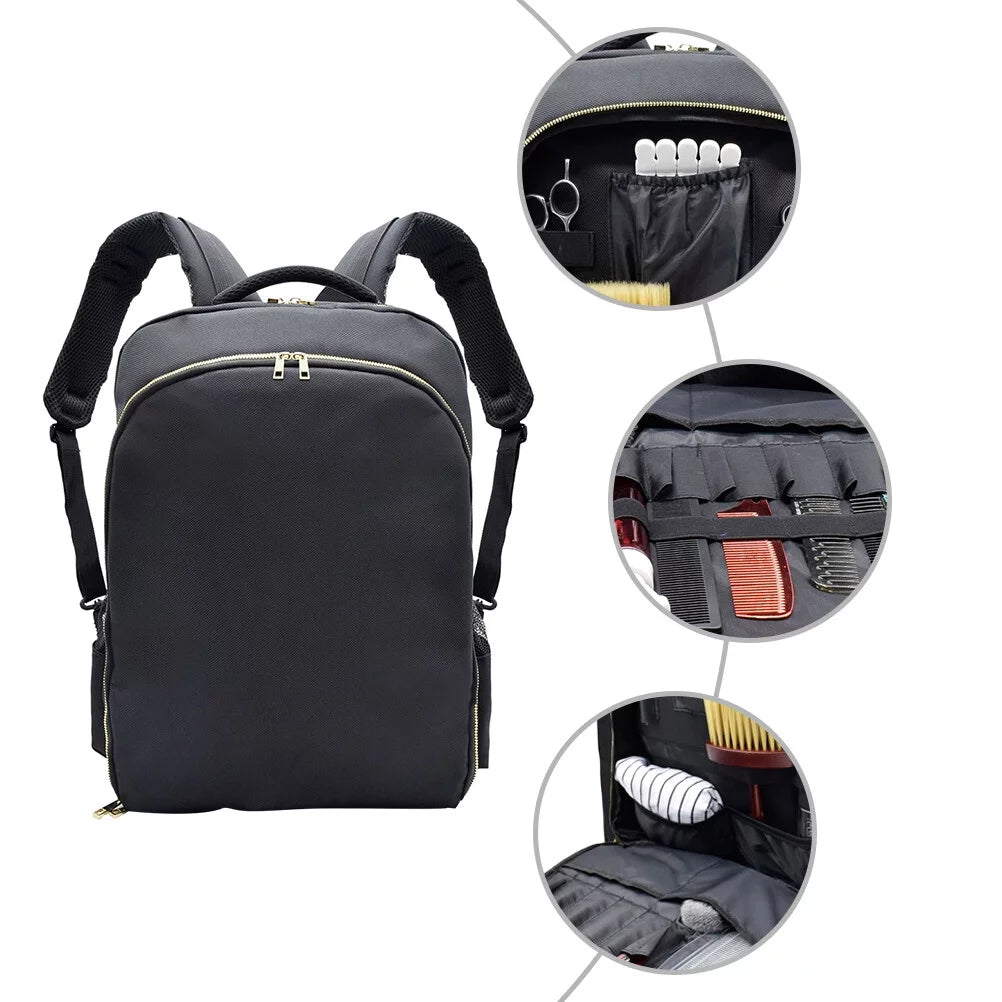Beauty Style Maletin o Mochila de Barberia Color Negro 1175120