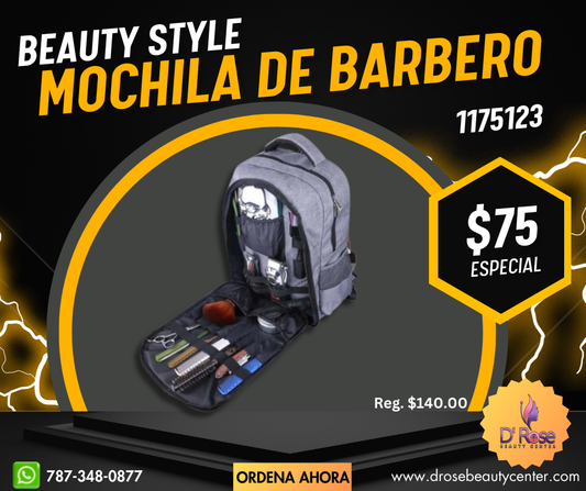 Beauty Style Mochila para Barbero color Gris 1175123
