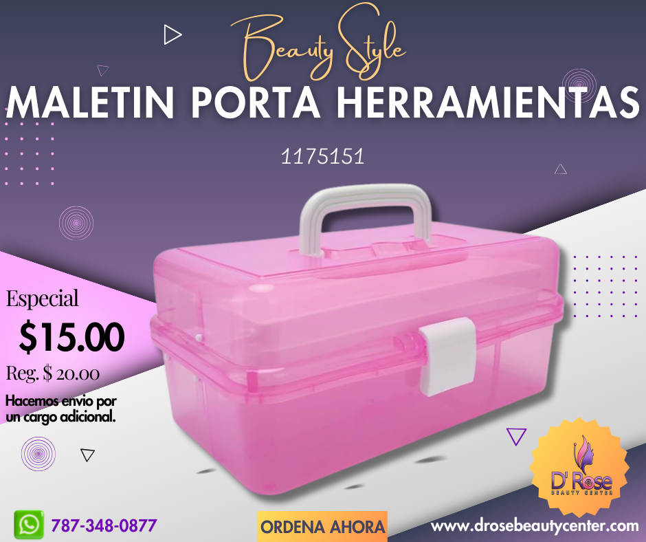 Beauty Style Maletin Porta Herramientas o Materiales para Uñas 1175151
