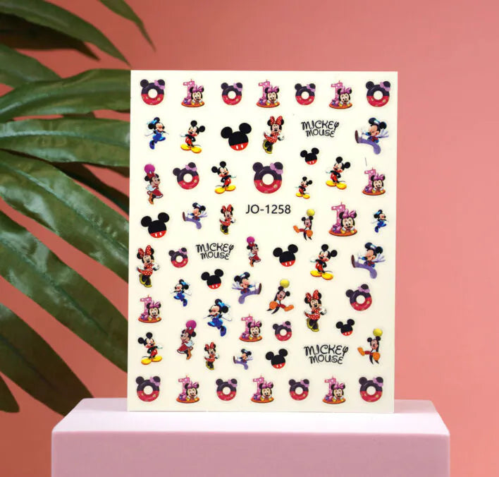 Joyful Nail Stickers 3D Personajes de Ratón 1258