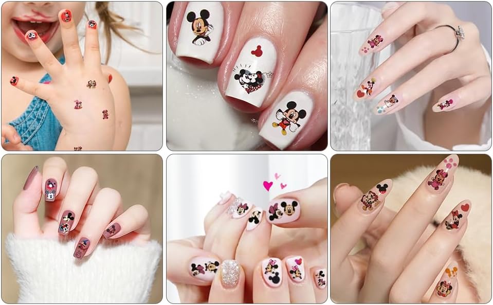 Joyful Nail Stickers 3D Personajes de Ratón 1258