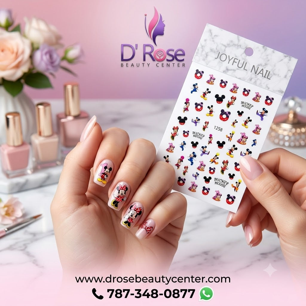 Joyful Nail Stickers 3D Personajes de Ratón 1258