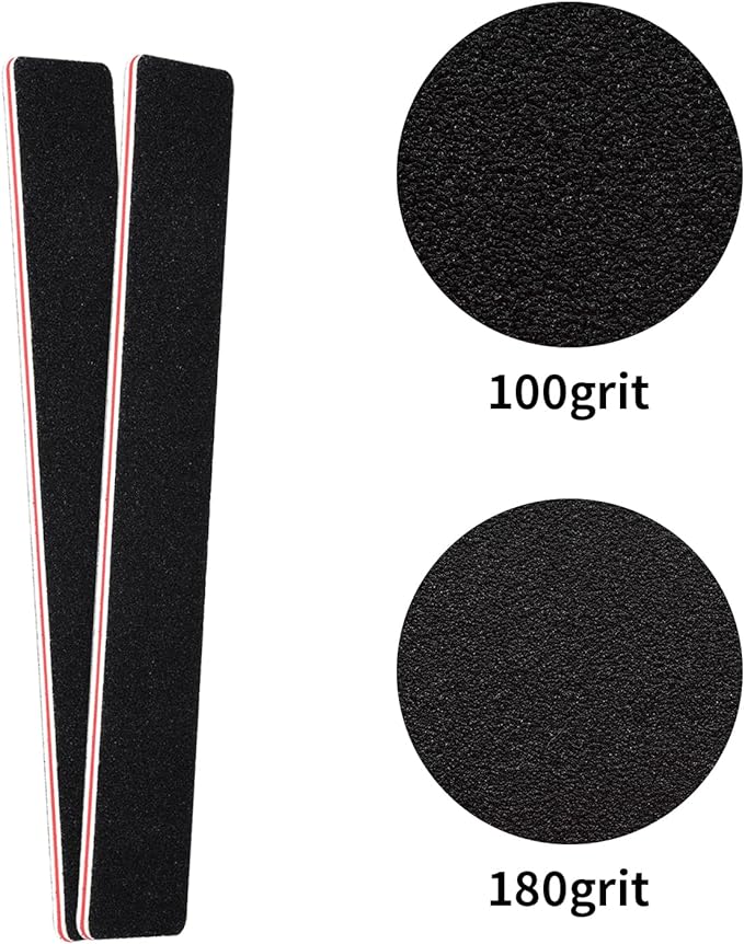 Beauty Style Lima de Uñas Negra Rectangular 100 x 180 1593344