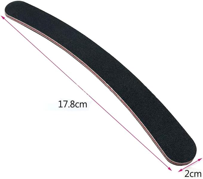 Beauty Style Lima de Uñas Negra Banana 100 x 180 Oferta de 12 Limas 1593354x12