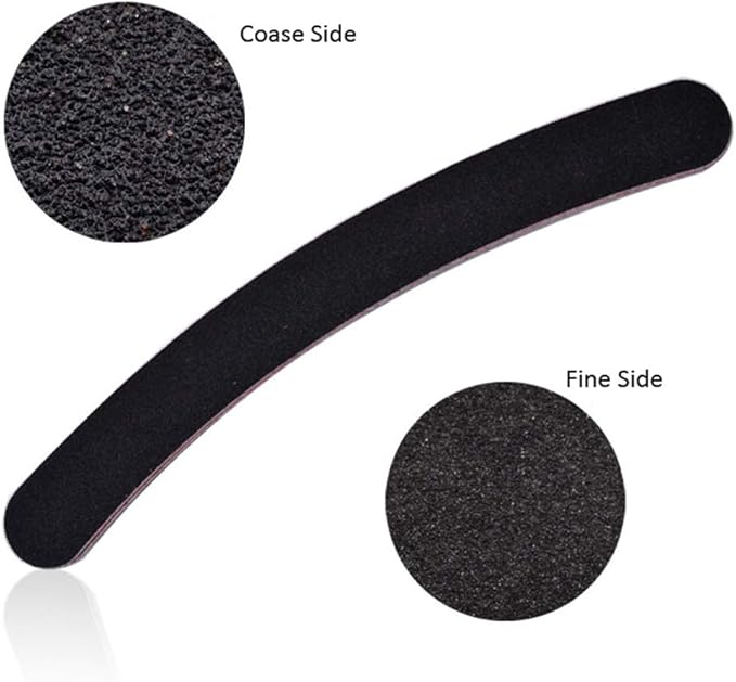 Beauty Style Lima de Uñas Negra Banana 100 x 180 Oferta de 12 Limas 1593354x12