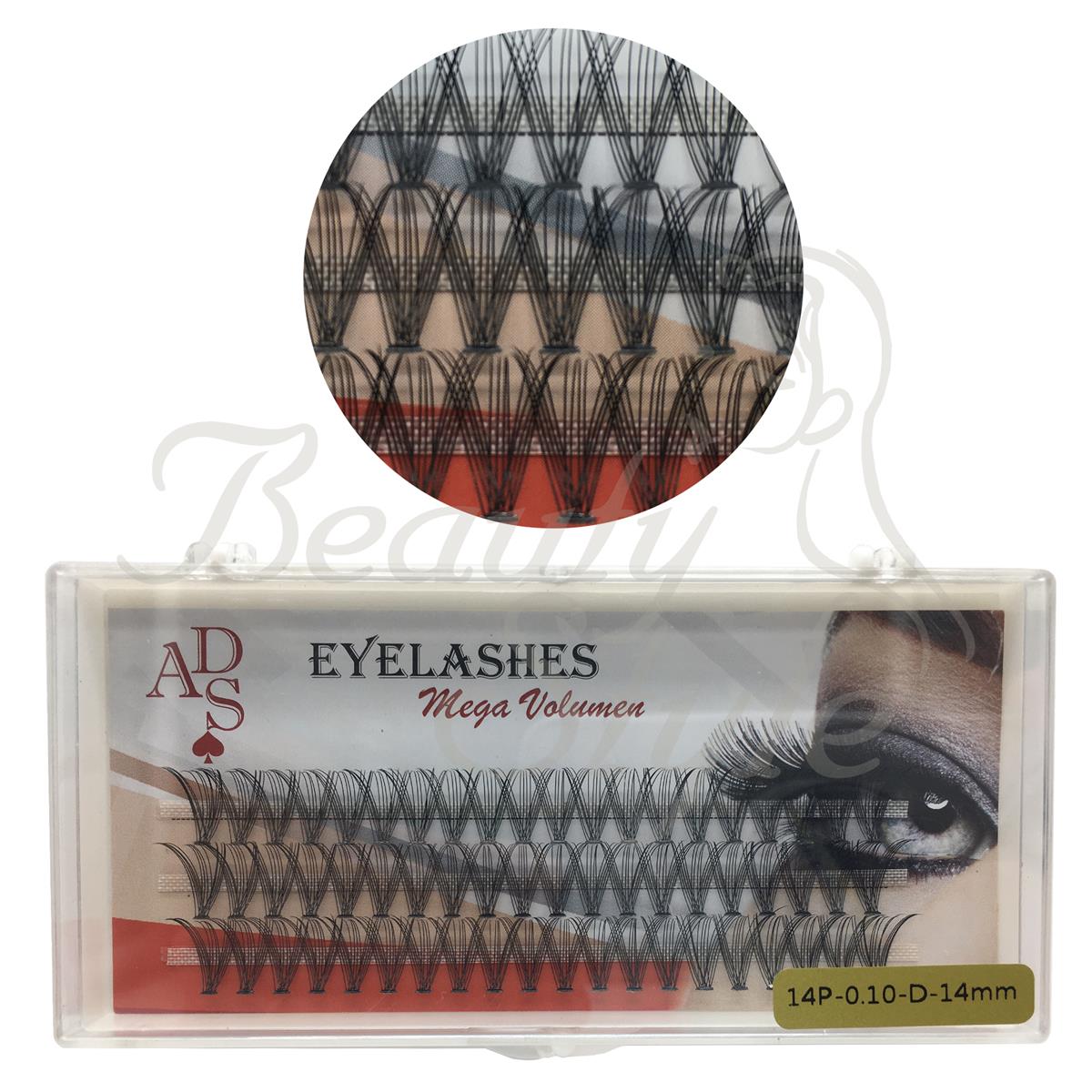 Beauty Style Pestañas Mega Volumen 14P-014-DMM 1885891